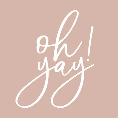 Oh Yay Stationery logo