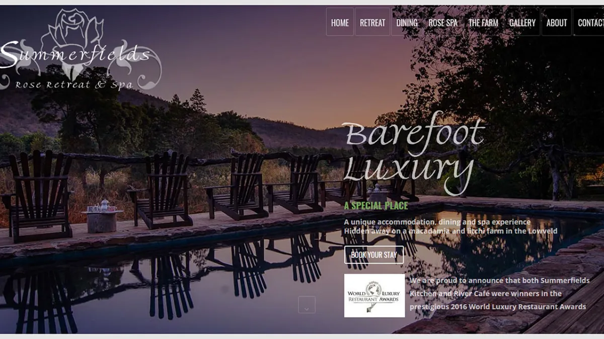 Summerfields Rose Retreat - Accommodation in Nelspruit (Mbombela)